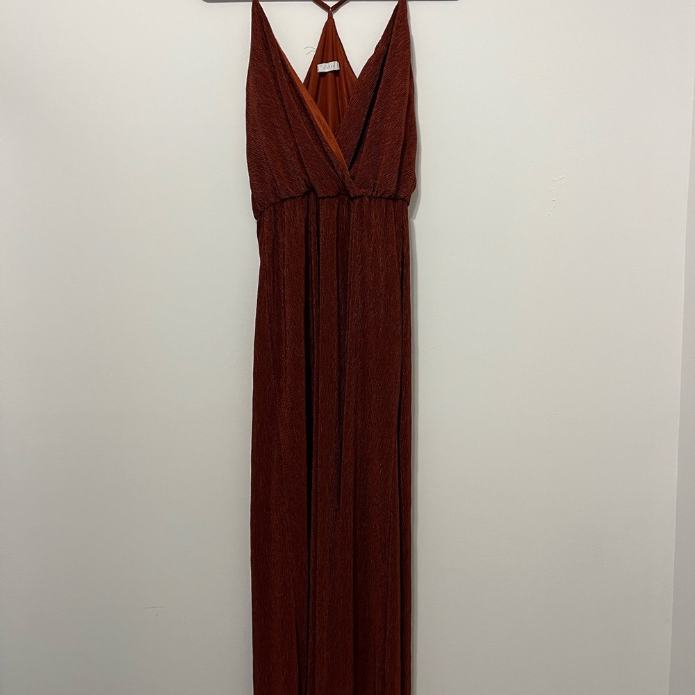 Rust Evening Dress